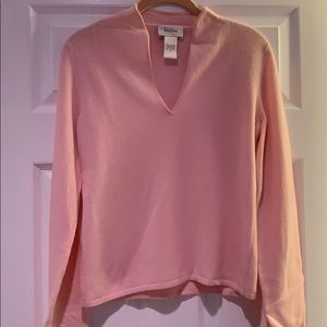 Neiman Marcus, light pink, cashmere sweater.